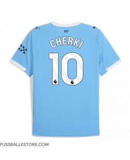 Günstige Manchester City Rayan Cherki #10 Heimtrikot 2025-26 Kurzarm